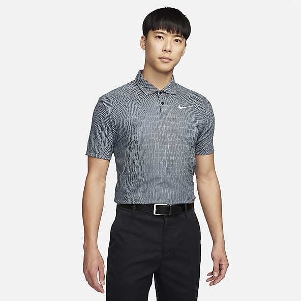 Grey dri fit polo shirts sale